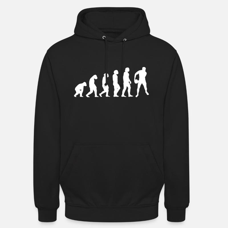 Sport Evolution Rugby - Sweat-shirt à capuche unisexe - noir