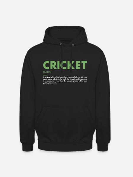 Sport Definition Cricket - Unisex Hoodie - black