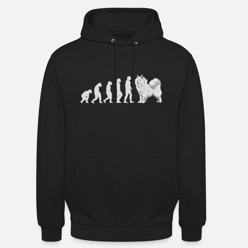 Evolution Samoyed - Unisex Hoodie - black