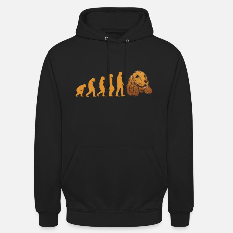 Dog Evolution Corgi - Unisex Hoodie - black