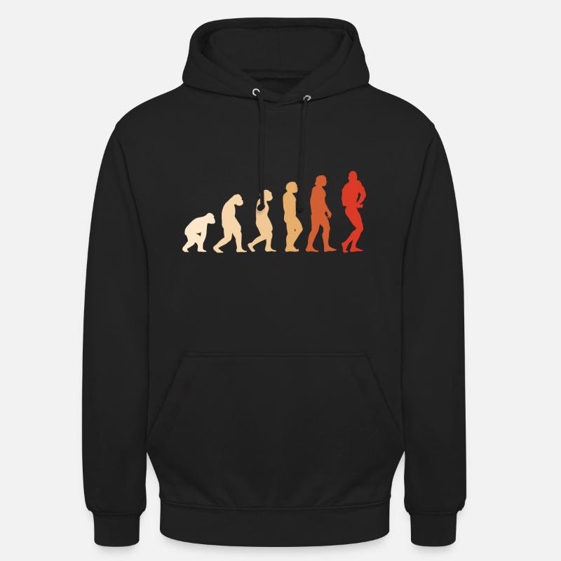 Musculation Sport Evolution - Sweat-shirt à capuche unisexe - noir