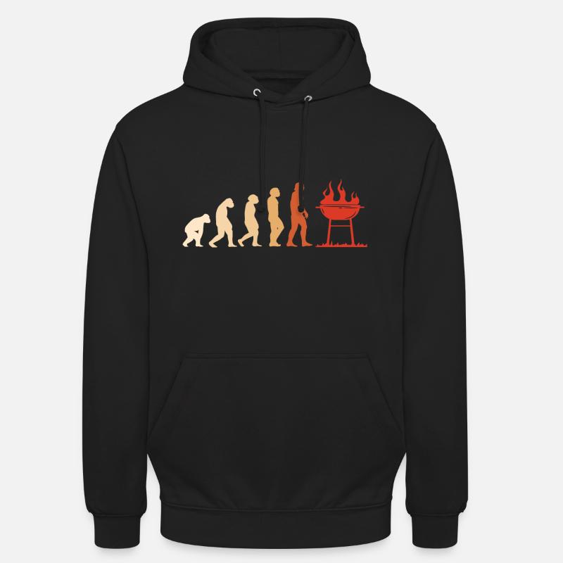 Griller Evolution Grillades - Sweat-shirt à capuche unisexe - noir
