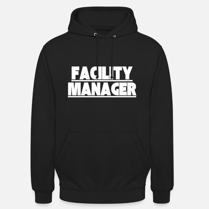 Facility Manager Technicien interne Gardien - Sweat-shirt à capuche unisexe - noir