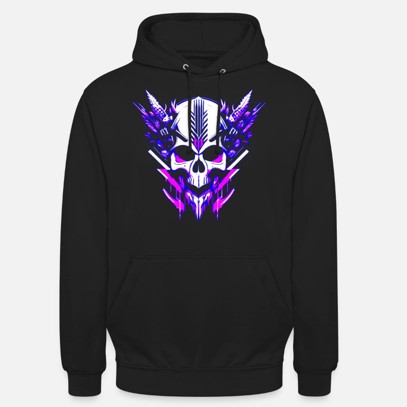 Cyber Skull - Unisex Hoodie - black
