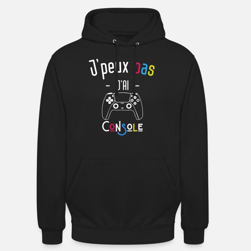 J'peux pas j'ai Console - Sweat-shirt à capuche unisexe - noir