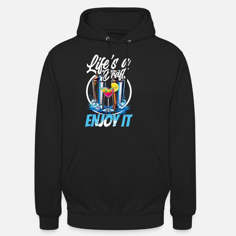 Barkeeper Barmann Bartending - Unisex Hoodie - Schwarz