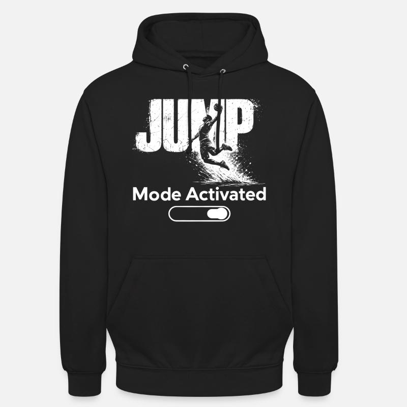 Mode saut, t-shirt activé Basket-dunk - Sweat-shirt à capuche unisexe - noir