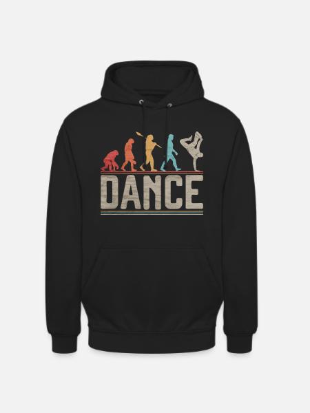 Breakdance Evolution B-boy B-Girl Hip Hop Dance - Unisex Hoodie - black