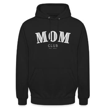 MOM Club 2024 - Unisex Hoodie - Schwarz - Vorne - Alina (178cm) & Michal (187cm)