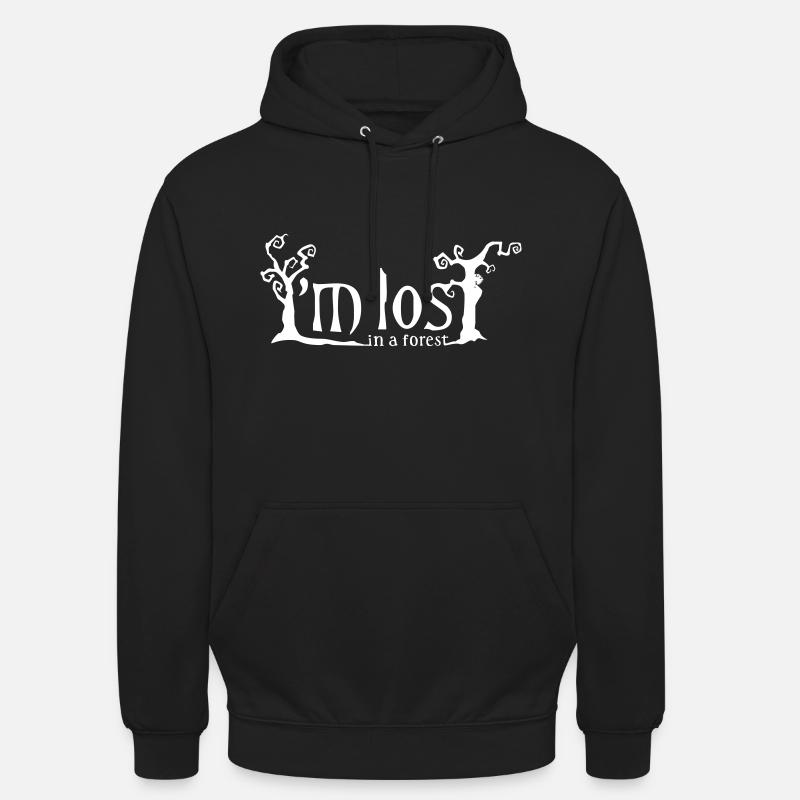 Forêt inspirée par Cure - Sweat-shirt à capuche unisexe - noir