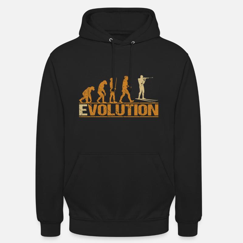 Biathlon Shooting Evolution - Unisex Hoodie - black