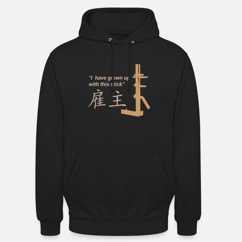 Wing Chun - Formation - Sweat-shirt à capuche unisexe - noir
