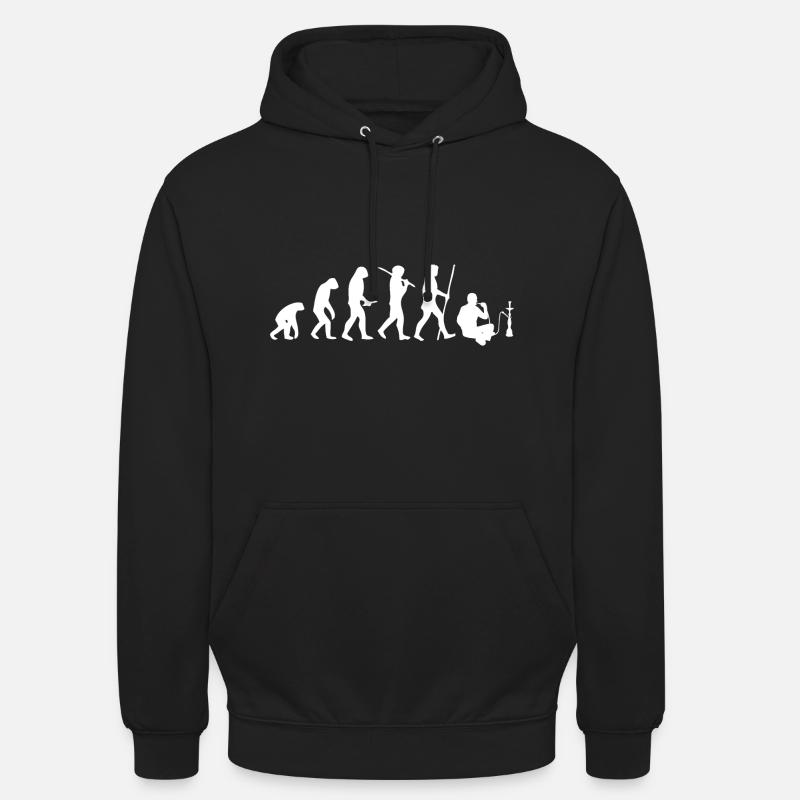 EVOLUTION shisha - Sweat-shirt à capuche unisexe - noir