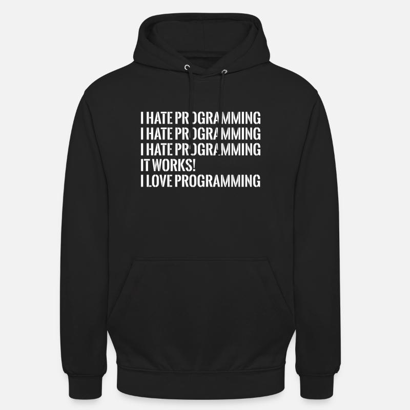 IT programming - Unisex Hoodie - black
