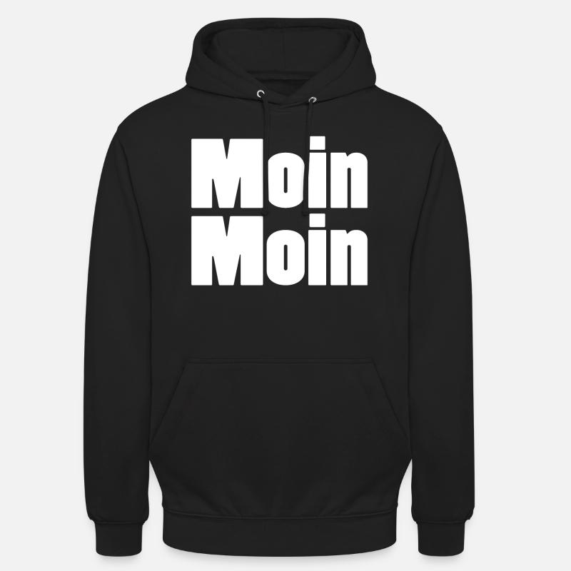 Moin moin! - Unisex Hoodie - Schwarz