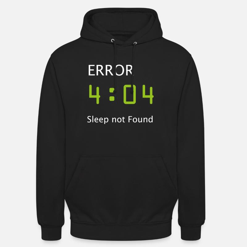 Informatique Nerd Geek programmeur matinal - Sweat-shirt à capuche unisexe - noir