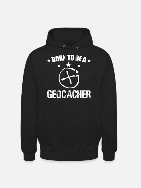Geocacher, Geocaching, Schnitzeljagd - Unisex Hoodie - Schwarz