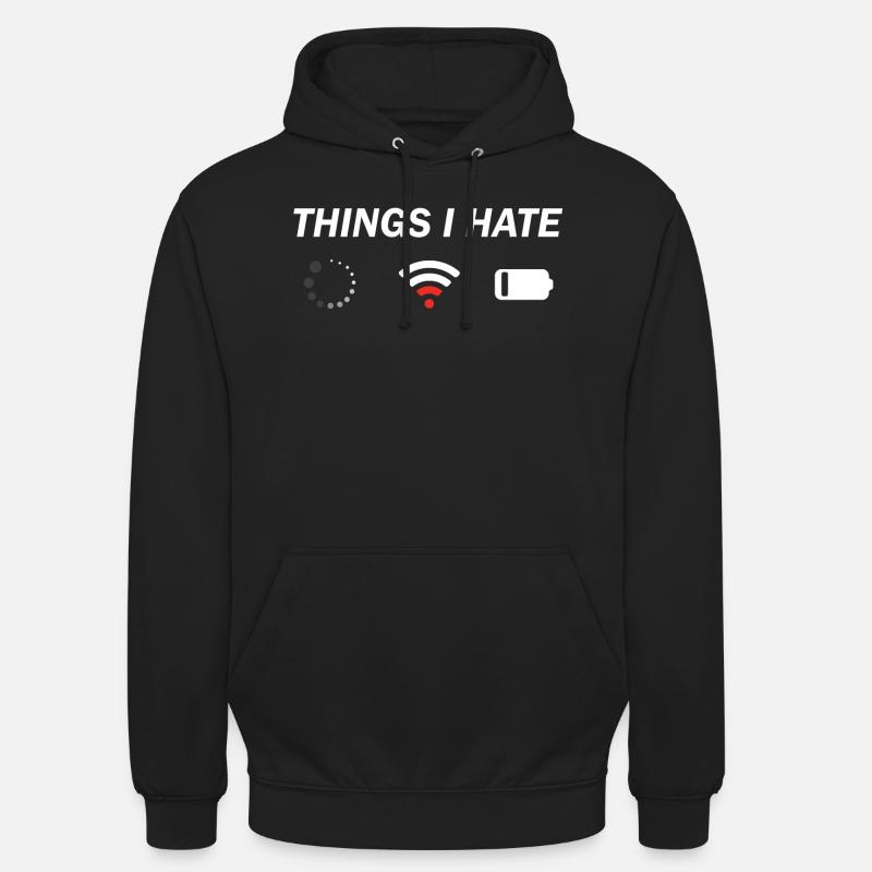 Programmeur Computer Nerd Gamer Cadeau - Sweat-shirt à capuche unisexe - noir