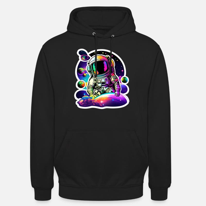 Psychedelic Astronaut I - Unisex Hoodie - Schwarz