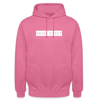 nicht jetzt - Unisex Hoodie - Pink - Vorne - Alina (178cm) & Michal (187cm)