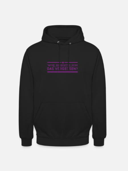 ich bin konfus - Unisex Hoodie - Schwarz
