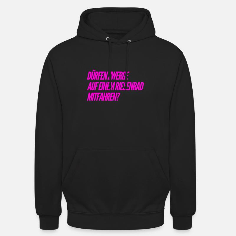 darf man das? - Unisex Hoodie - Schwarz