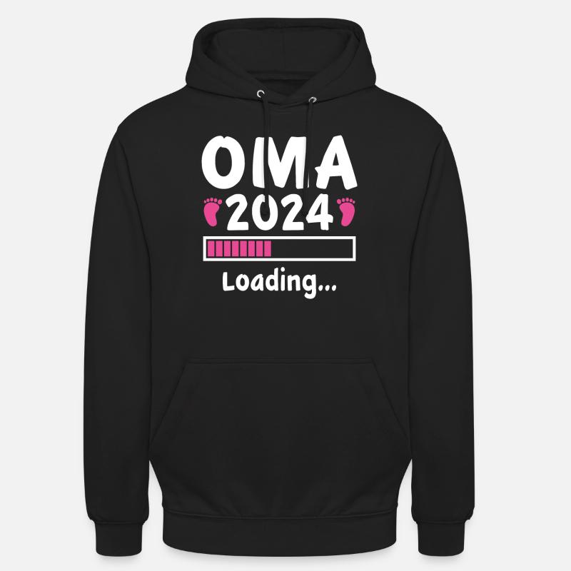 Oma 2024 Loading - Unisex Hoodie - Schwarz