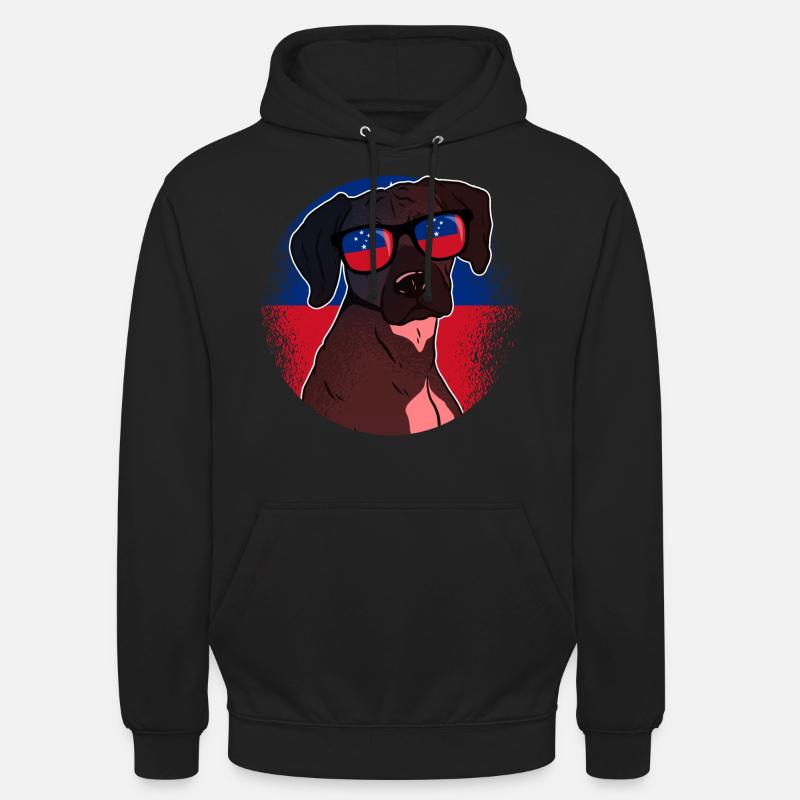 Samoa - Sweat-shirt à capuche unisexe - noir