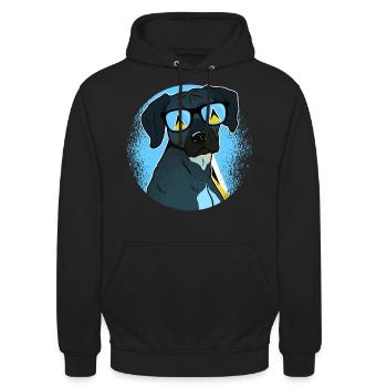 Saint Lucia - Unisex Hoodie - black - Front - Alina (178cm) & Michal (187cm)