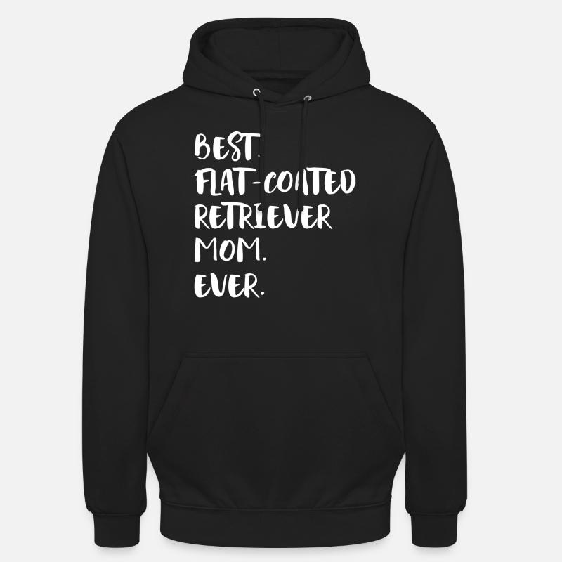 Flat-Coated Retriever - Bluza z kapturem typu unisex - czarny