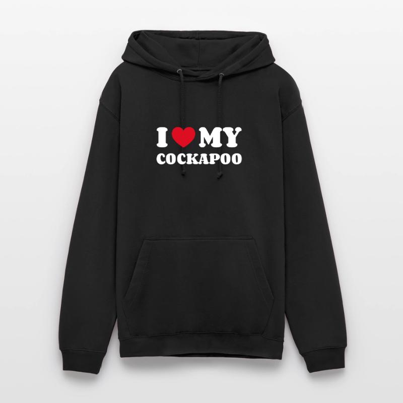 J'aime mon Cockapoo Cockerdoodle Cockerpoo Sweat-shirt à capuche unisexe