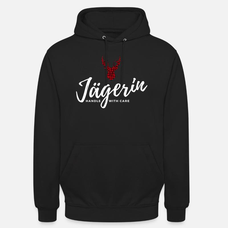 Jägerin - Unisex Hoodie - Schwarz
