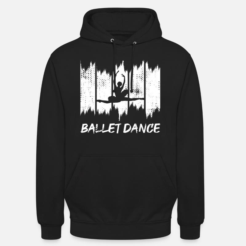 Drôle de danseuse de ballet - Sweat-shirt à capuche unisexe - noir