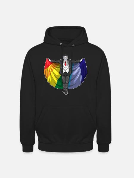 Vampire Halloween Rainbow - Unisex Hoodie - black