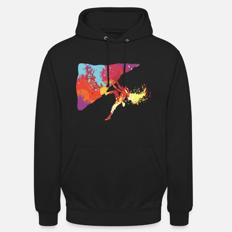 Grimpe maman - Sweat-shirt à capuche unisexe - noir