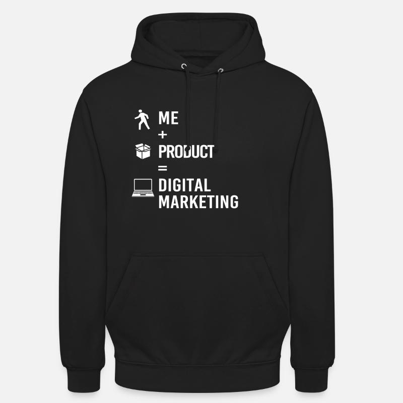 Responsable Marketing - Sweat-shirt à capuche unisexe - noir