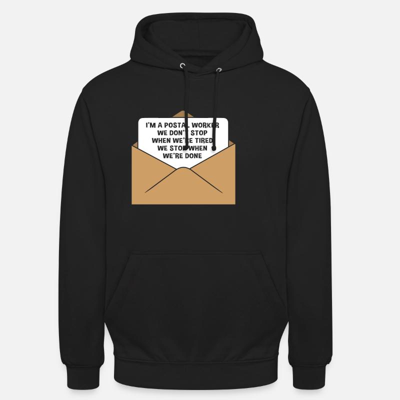 Poststempel Post - Unisex Hoodie - Schwarz
