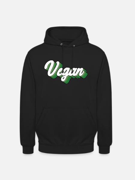 Vegan - Unisex Hoodie - black