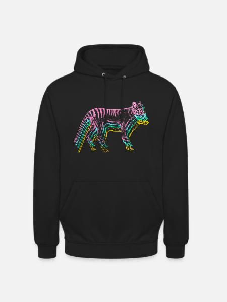 Tasmanischer Wolf - Unisex Hoodie - Schwarz