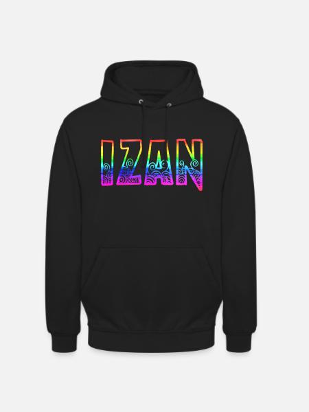 Izan RS Rainbow - Unisex Hoodie - black