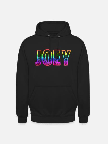 joey rs rainbow - Unisex Hoodie - black