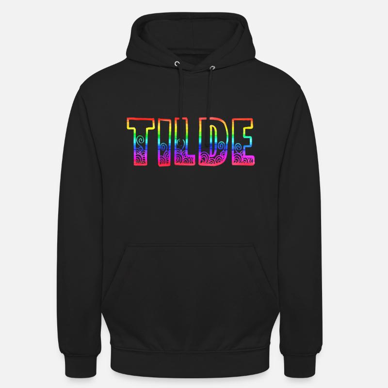 tilde rs rainbow - Unisex Hoodie - black