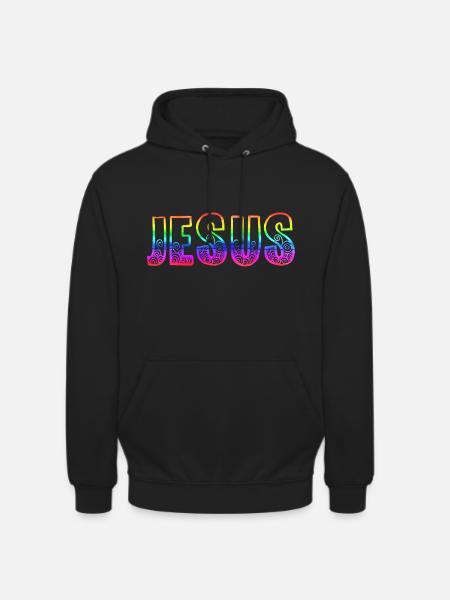 Jesus' Rainbow - Unisex Hoodie - black