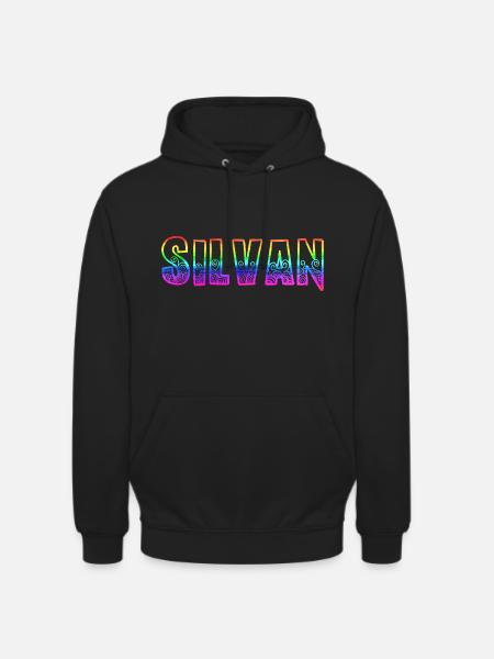 silvan rs regenbogen - Unisex Hoodie - Schwarz