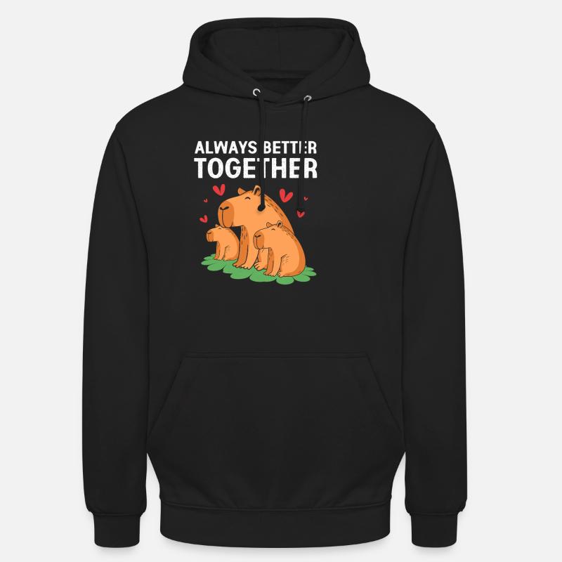 Capybara Capibara - Unisex Hoodie - black
