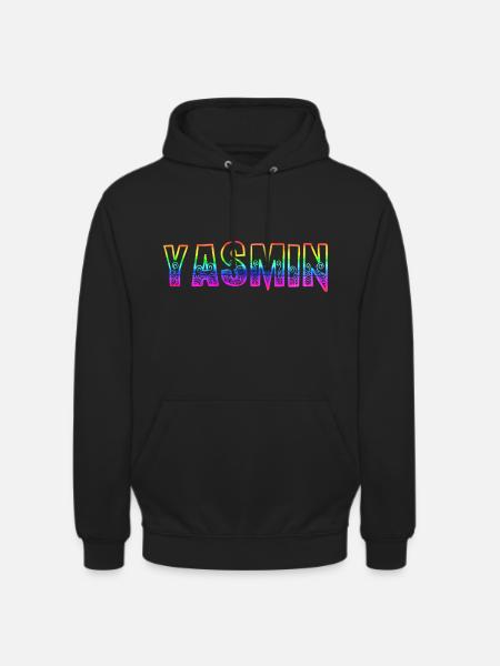yasmin rs regenbogen - Unisex Hoodie - Schwarz