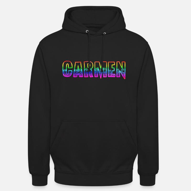 carmen rs rainbow - Unisex Hoodie - black
