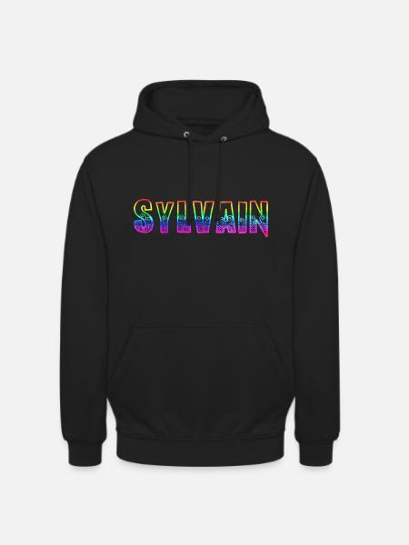 sylvain rs rainbow - Unisex Hoodie - black