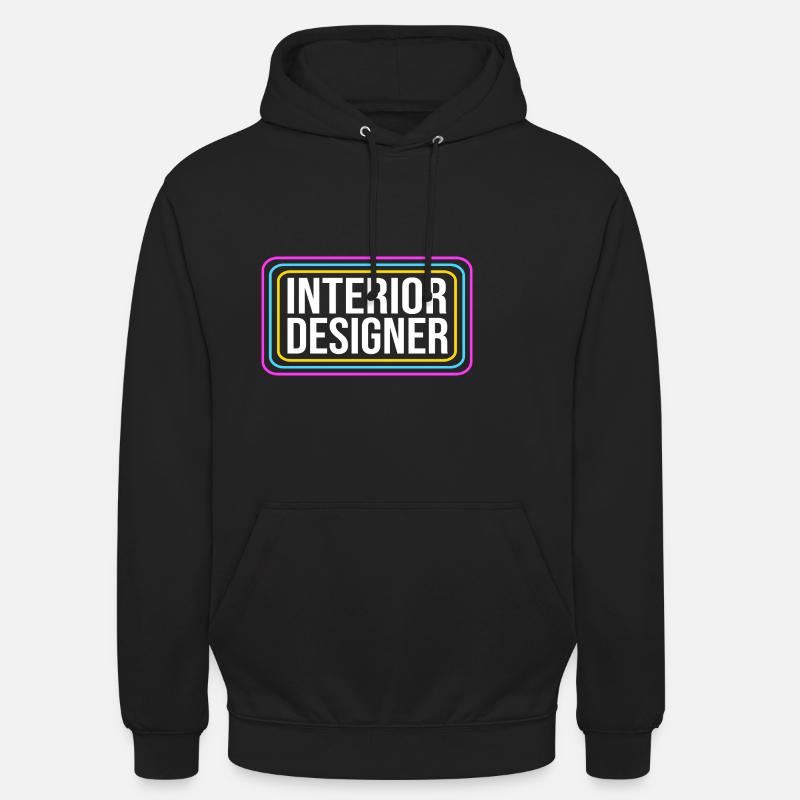Architecte d’intérieur Architecture Architecte - Sweat-shirt à capuche unisexe - noir