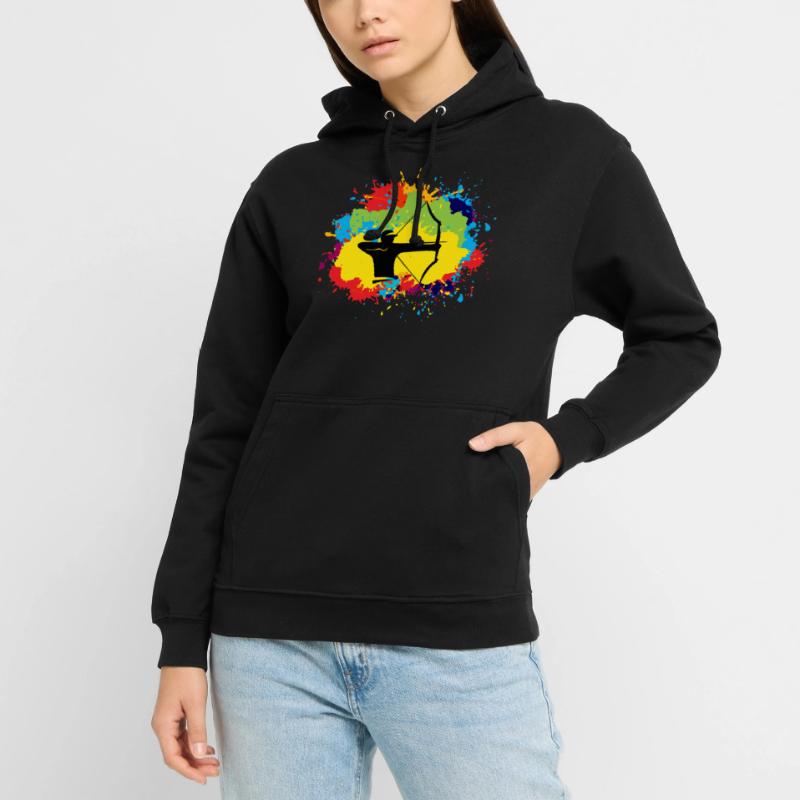 Bogenschießen lustige Sprüche Bogen Pfeil Bogen Bogen Bogen Geschenk Unisex Hoodie